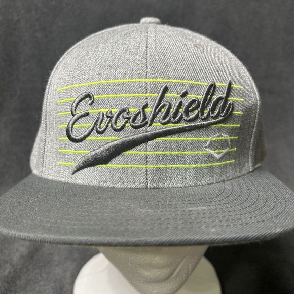 Evoshield SnapBack Adjustable Hat Baseball Catcher Gear Cap Gray - Picture 1 of 9